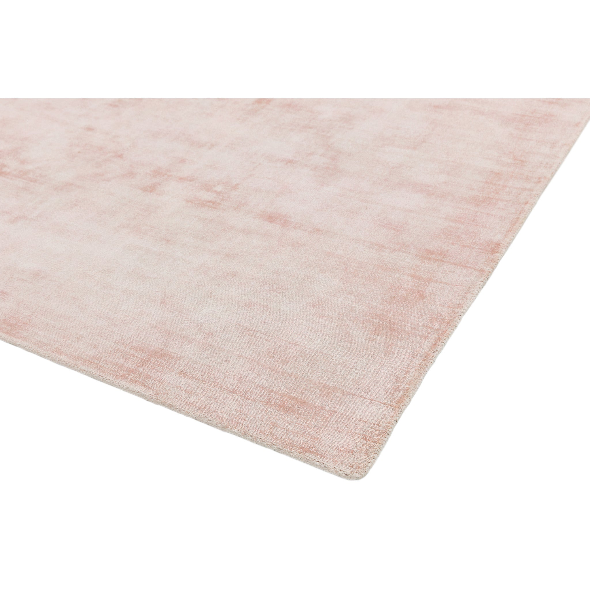 Hand Woven Viscose Rug in Peony Pink